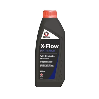 Image of Comma X Flow Type PS 0w 30 0w30 Fully Synthetic Car Engine Oil 1 Litre 1L