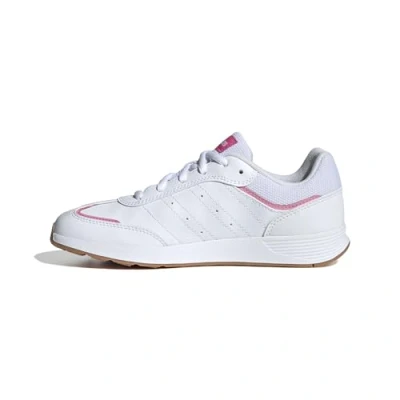 Image of adidas TENSAUR Switch Shoes Junior Running, FTWR White/Pulse Magenta/Bliss Pink, 5 UK Child