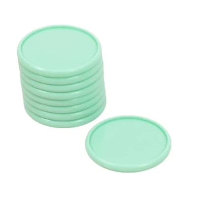 Image of Craftelier Plastic Disc Rings L for Binding Planners, Agendas or Albums Ideal Scrapbooking and Other Crafts Pack of 9 pcs 45 mm Diameter Colour Turquoise