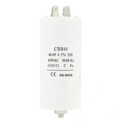Image of Paxanpax PLD062 Universal fitting Capacitor 40uF, 40MFD, 450VAC
