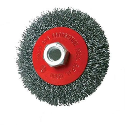 Image of Silverline Steel Crimp Bevel Brush 100mm