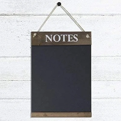 Image of Chalkboards UK WC644RB Kitchen Notes Chalkboard, Wood, Rustic Brown,A4 (21 x 30 1.6 cm)