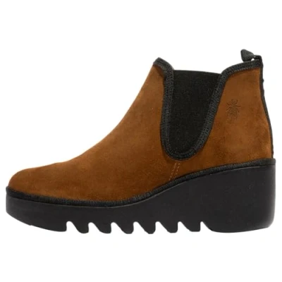 Image of BYNE349FLY Oil Suede Women&#039;s Slip On Boots