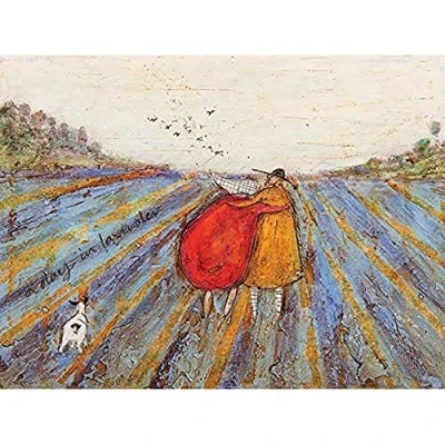 Image of Sam Toft A Day in Lavender Canvas Print, Multi Colour, 60 x 80 cm