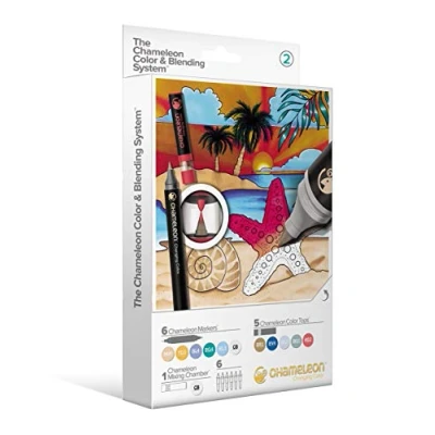 Image of Chameleon Color &amp; Blending System, 6 Pens + Tops Set 2