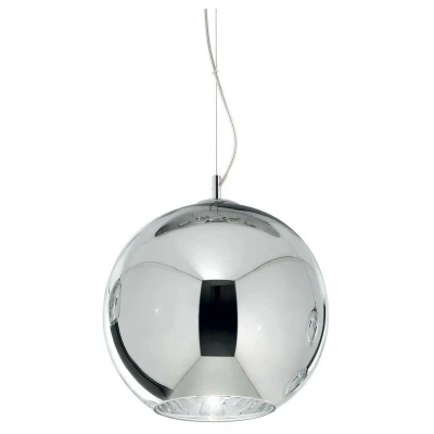 Image of Nemo Indoor Dome Ceiling Pendant Lamp 1 Light Chrome, E27