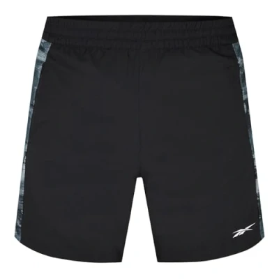 Image of Reebok Men&#039;s Night Black Train Camo Woven Shorts (L, Regular Fit)