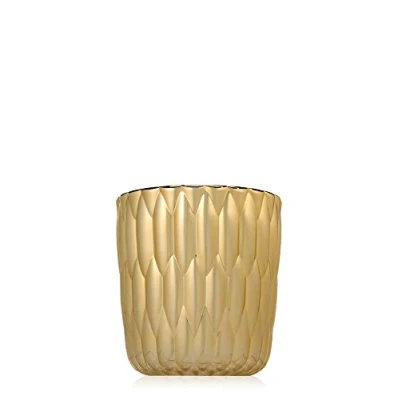 Image of Kartell Jelly Vaso GG, Yellow, 23.5 x 25 cm