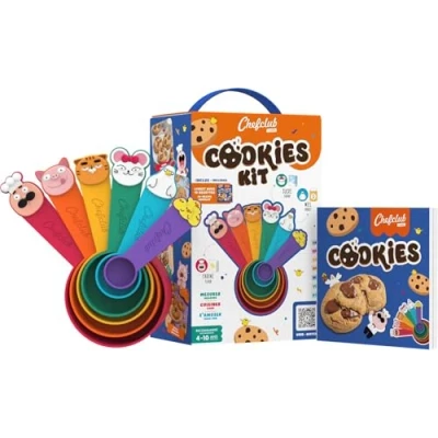 Image of Chefclub Kids Children&#039;s Kitchen Utensils Cups Kit Cookies
