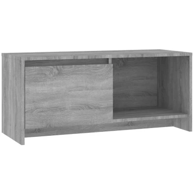 Image of vidaXL TV Cabinet Grey Sonoma 90x35x40 cm Engineered Wood