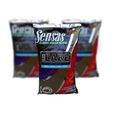 Image of Sensas 3000 Groundbait Black Lake (1kg)