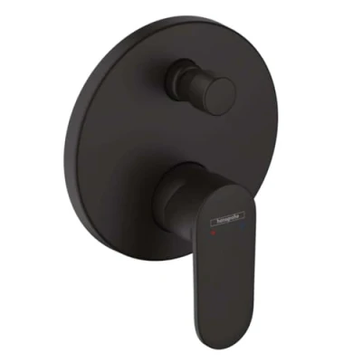Image of hansgrohe Vernis Blend Single lever bath mixer for concealed installation, matt black, 71466670