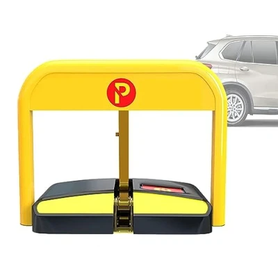Image of EsaSam Smart Lock Parking Bollard, 50M Automatic Remote Control Lock, Carport Auto Space Stall Barrier, Car Park Driveway Guard Saver Barrier Controlled