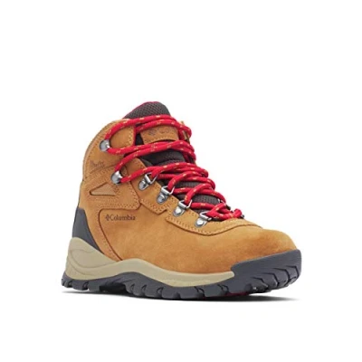Image of Columbia Newton Ridge PLUS II Waterproof Walking boots, Women&#039;s, Size: 4, Elk/mountain red Suede