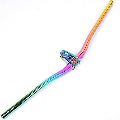 Image of CARACHOME MTB Bicycle Colorful Handlebar AM XC DH Downhill Racing Bike Rise Mountain Road Rainbow 31.8mm* 780mm,A2