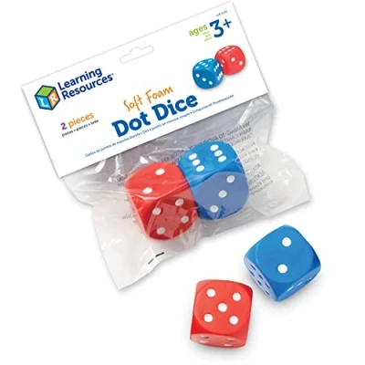 Image of Learning Resources Foam Dot Dice