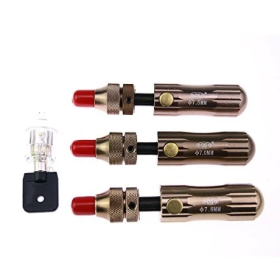 Image of TPM Go 3Pcs 7.0MM,7.5MM,7.8MM Copper Tubular Lock Pick Tools with Transparent Practise Lock,Tubular Set (Tools Lock)