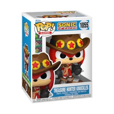 Image of Funko POP! Games: Sonic Treasure Hunter Knuckles the Echidna Hedgehog Collectable Vinyl Figure Gift Idea Official Merchandise Toys for Kids &amp; Adults Video Games Fans