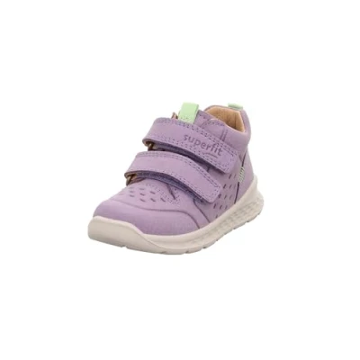Image of Superfit Baby Girls Breeze Sneaker, LILA/HELLGRÜN 8530