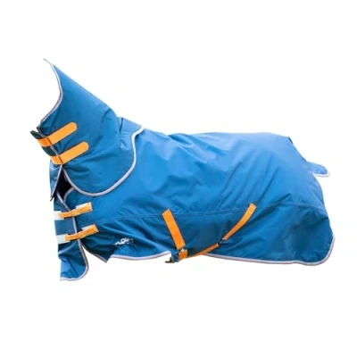 Image of Shires Tempest Original Lite Turnout Rug &amp; Neck Teal 5ft9
