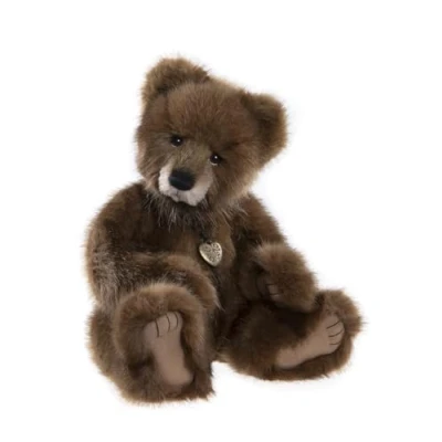 Image of Charlie Bears Boggle Teddy Bear Plush Toy Soft and Cuddly Collectible Ages 3 +