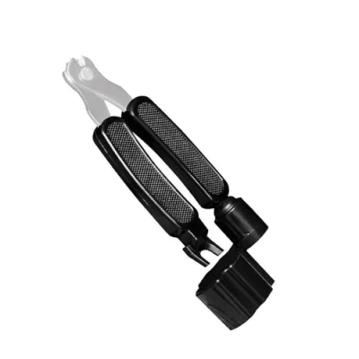 Image of Guitar String Winder Cutter, Multifunctional Acoustic Strings Cutter Plastic, 3 IN 1 Changing Tool, Ergonomic Winder, for Restringing Repair Cuts and Bridge Pin Puller (Black)