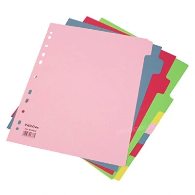 Image of 5 x 10 Part A4+ Extra Wide Ring Binder File Index Dividers