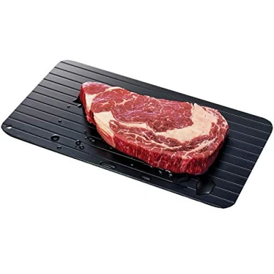 Image of Kabalo Fast Thaw Defrosting Tray Aluminium Meat Board Quick Defrost Frozen Food Plate