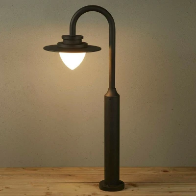 Image of Texas 800mm 8W 3000k Bollard, Graphite