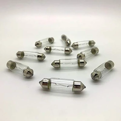 Image of 10 x 239 C5W 12v 5w Festoon Car Number Plate Interior Light Bulb 11x38mm
