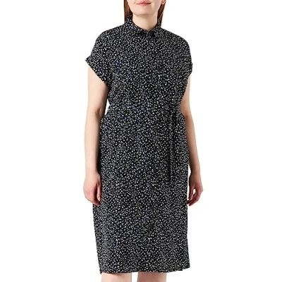 Image of ONLY Women&#039;s ONLHANNOVER S/S SHIRT DRESS NOOS WVN Dress,Black/AOP:CONFETTI,10UK