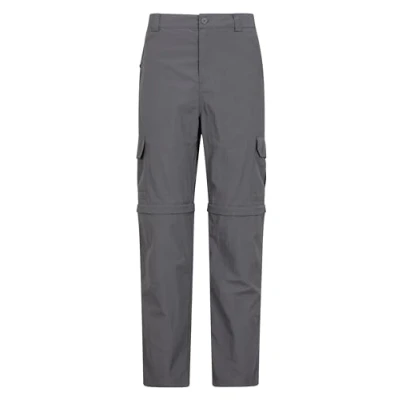 Image of Mountain Warehouse Explore Mens Zip Off Trousers Grey Men&#039;s W44