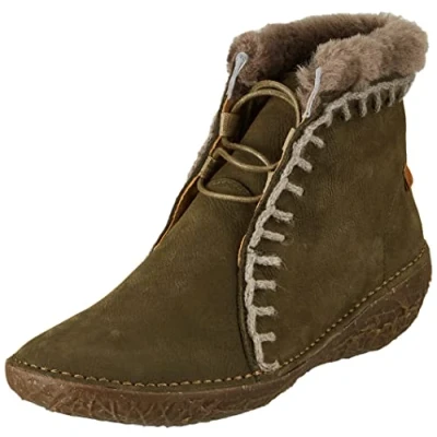 Image of El Naturalista Women&#039;s N5732 BORAGO Ankle Boots, Forest, 4.5 UK
