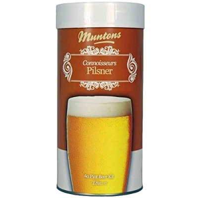 Image of Muntons Connoisseurs Range Pilsner homebrew beer kit