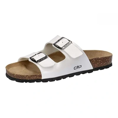 Image of CMP Women&#039;s Slipper Hiking Shoe, White, 6.5 UK