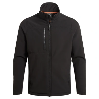 Image of Craghoppers Mens Whitby Soft Shell Jacket (Black) Size X Large