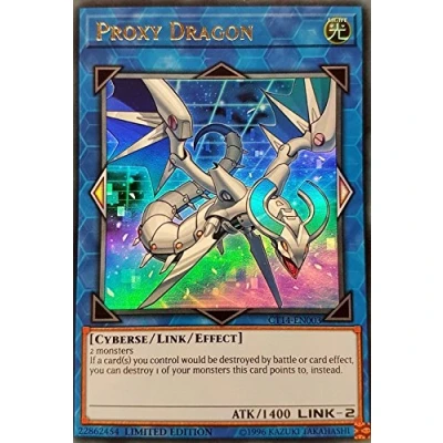 Image of YuGiOh CT14 EN003 Limited Ed Proxy Dragon Ultra Rare Card ( 2017 Mega Tin Yu Gi Oh! Single )