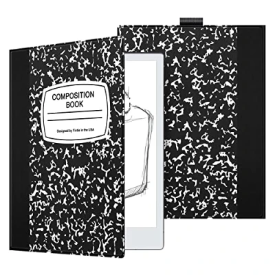 Image of FINTIE Slim Case for Remarkable 2 Digital Paper Tablet 10.3 inch (2020 Released) Premium PU Leather Lightweight Book Folio Cover with Pen Holder, Not Fit 1, Composition