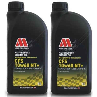 Image of Millers CFS 10W60 NT+ Fully Synthetic Nanodrive Engine Oil 2 Litres