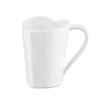 Image of Alessi Mug To MMI24 Heart Shaped in Bone China, White