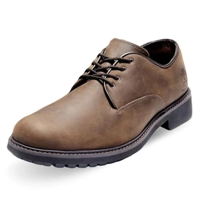 Image of Timberland Stormbucks Oxford Smart laceups, Men&#039;s, Size: 9.5, Dark brown Leather/synthetics