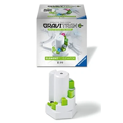 Image of Ravensburger GraviTrax Power Extension Elevator Marble Run, STEM, Building and Construction Toys for Kids Age 8 Years Up, White