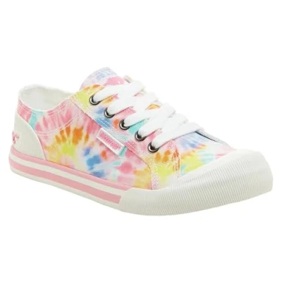 Image of Rocket Dog Womens/Ladies Jazzin Bright Tie Dye Trainers (4 UK) (Multicoloured)