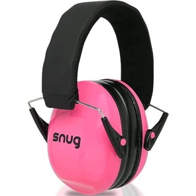 Image of Snug Kids Ear Defenders Noise Cancelling Headphones Protectors for Children, Toddlers and Baby (Pink)
