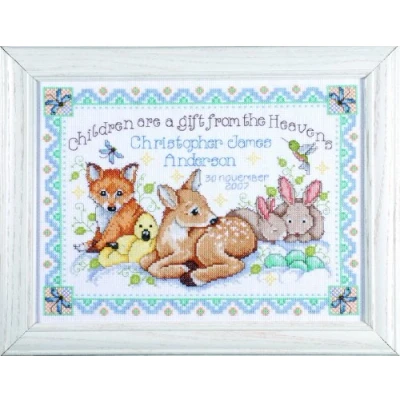 Image of Tobin Woodland Baby Sampler, Multi Color