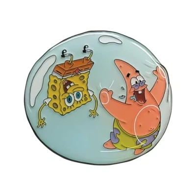 Image of SpongeBob SquarePants Bubble Pin Badge