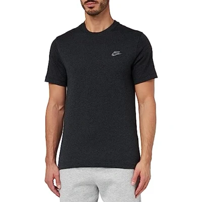 Image of NIKE DR7923 010 M NSW Club TEE SUST Sweatshirt Men&#039;s Black/HTR L