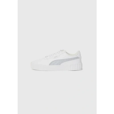 Image of Puma Carina 3.0 Dayinight Trainers white/silvercoloured, Women&#039;s, Size: 5, White/silver/coloured shoes