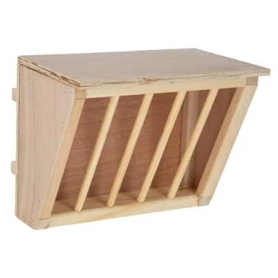 Image of Hay Rack with Wooden Seat, 25 x 17 20 cm