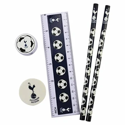 Image of Tottenham Hotspur FC Clear Pencil Case Stationery Set